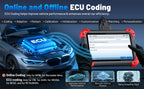 XTOOL D7 V2.0 Automotive Diagnostic Tool All System Scan Tools ECU Coding Bidirectional OBD2 Scanner 36+ Service FCA CAN FD DOIP