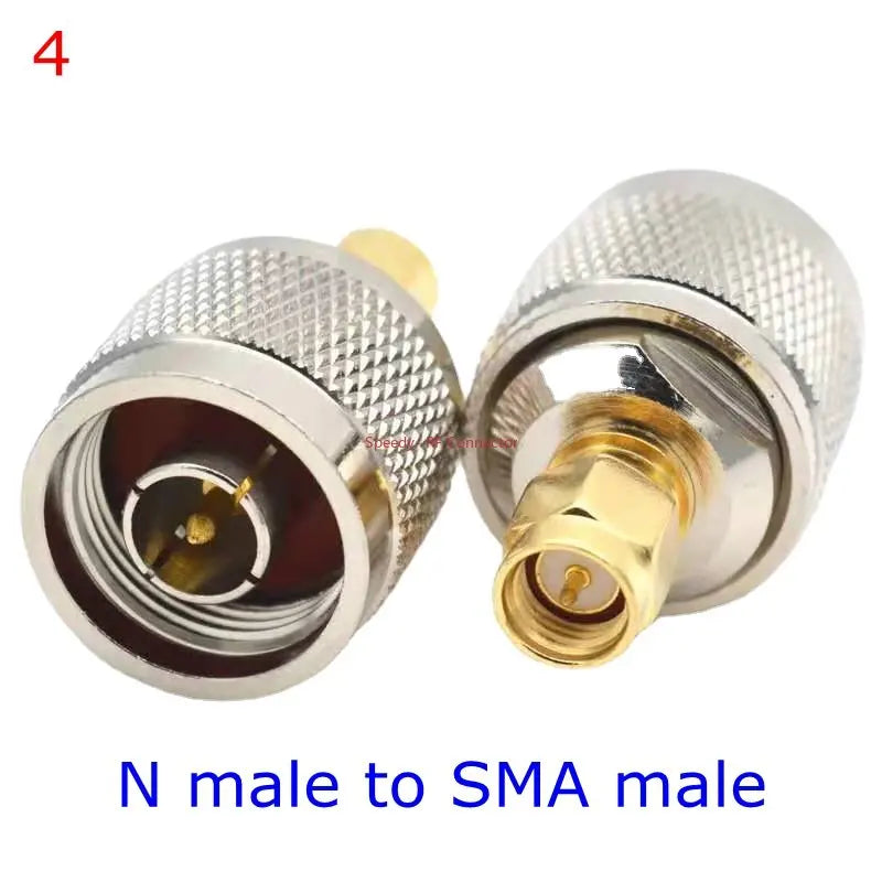 L16 N Male Female To Sma Male Female Straight Connector SMA To N Male Female Test Converter Brass Nickel Plated Free Shiping