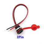 USB-C 2 4 5 6 Pin High Current Charging Socket with PH2.0 Nut Snap Lock Plate USB Type-C Female Waterproof Female Connector Jack