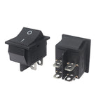 【5-1PCS】Rocker Switch DPST 40A 12V DC 4 Pin 2 Position Switch ON Off Toggle Switch 30A 250V AC 120V T125 KCD2 KCD4 Rocker Swit