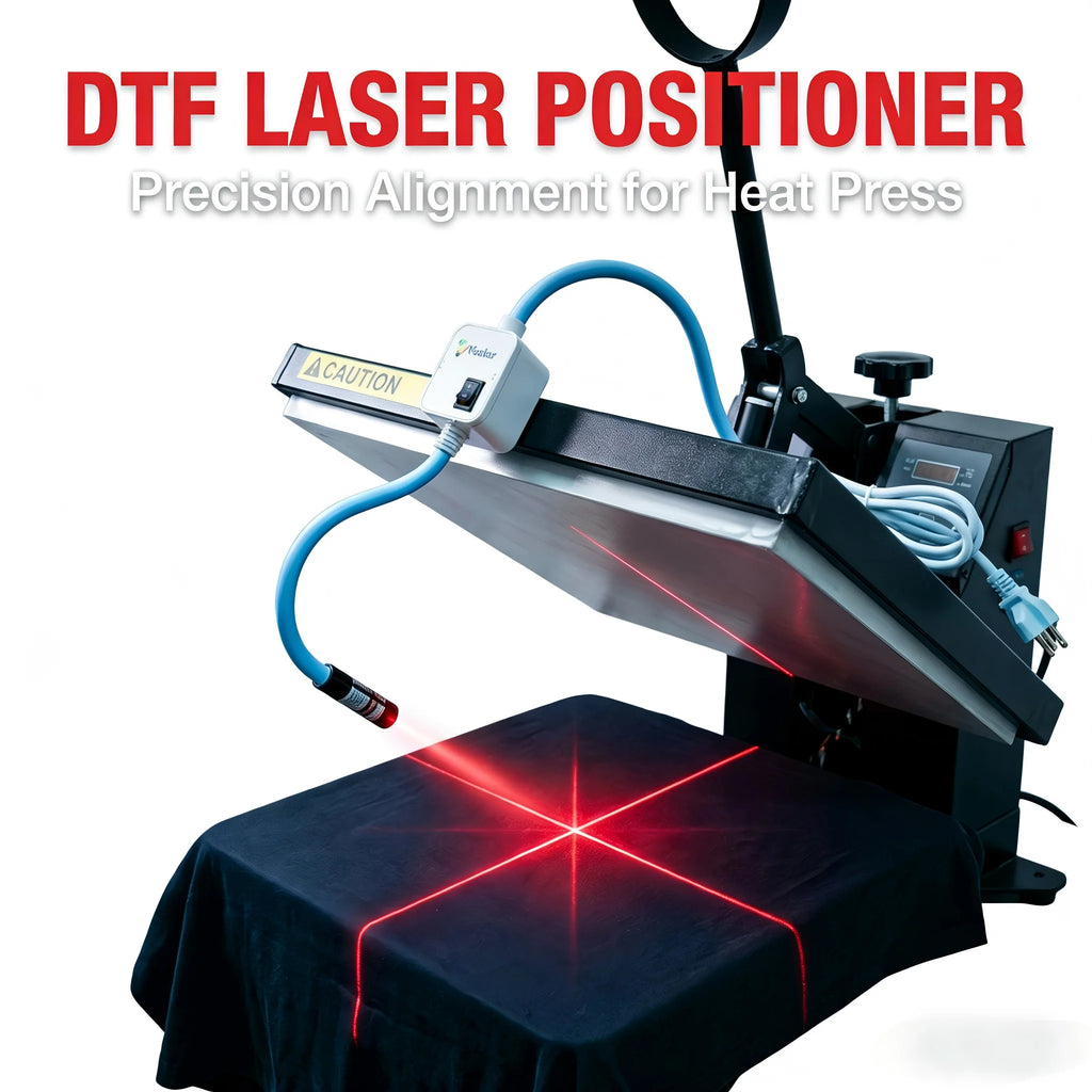 DTF Laser Locator Infrared Ray Positioner Magnetic Heat Press Sublimation Positioning Device Flexible Metal Hose 100MW