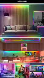 1M 2M 3M 4M 5M COB 24V RGBIC Led Strip 720Leds/M Wifi Bluetooth Infrared Remote Control Flexible Led Tape Lamp Room Decoration