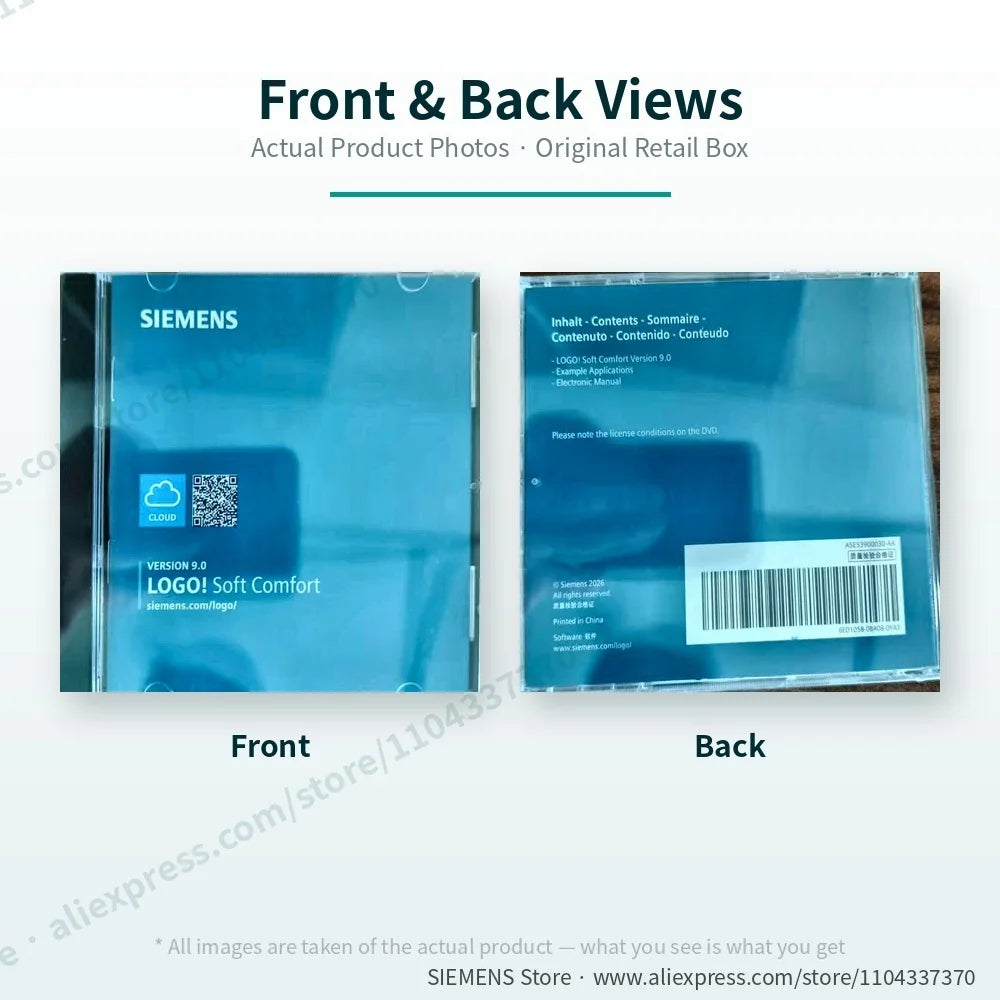 SIEMENS LOGO! Soft Comfort V9.0 single license for 1 installation engineering 6ED1058-0BA08-0YA3 6ED10580BA080YA3