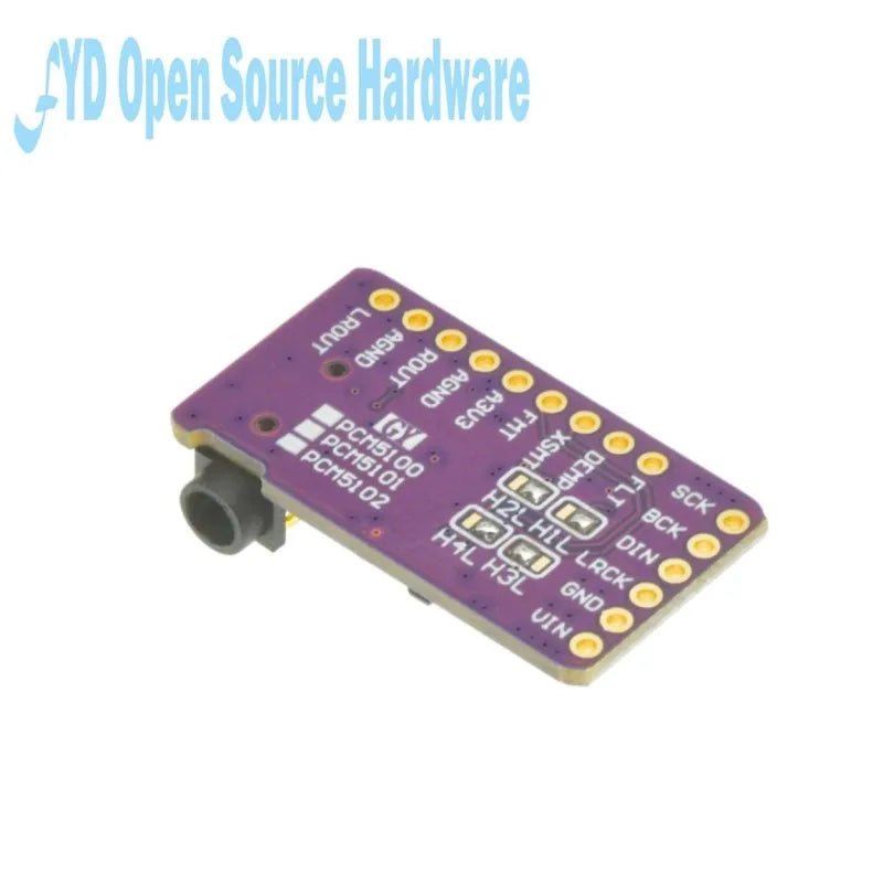 1-10PCS I2S PCM5102 DAC Decoder GY-PCM5102 I2S Player Module For Raspberry Pi PHAT Format Board Digital PCM5102A Audio Board