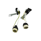 6pcs Gu10 Ceramic LED Spotlight Socket GU10 Halogen Bulb Base Lampholder 18cm Nylon Wire PV Wiring Terminal Junction Box