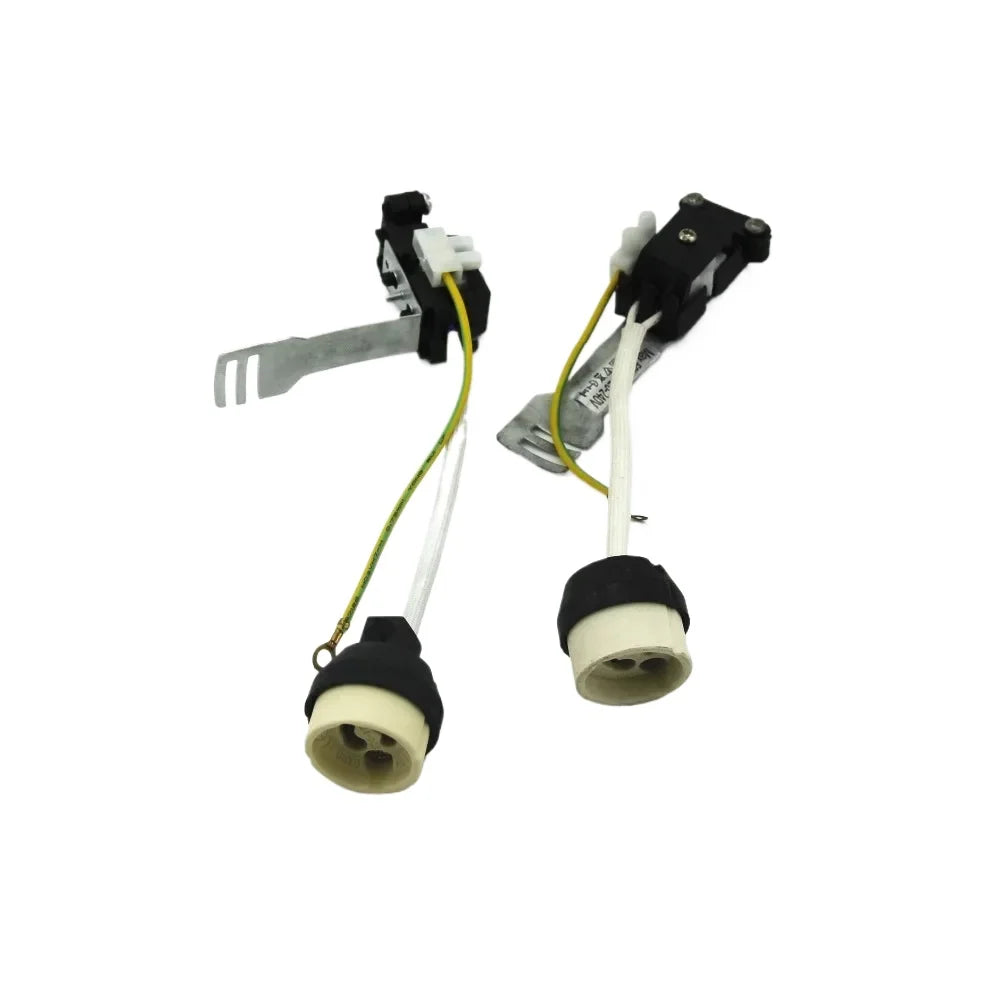 6pcs Gu10 Ceramic LED Spotlight Socket GU10 Halogen Bulb Base Lampholder 18cm Nylon Wire PV Wiring Terminal Junction Box
