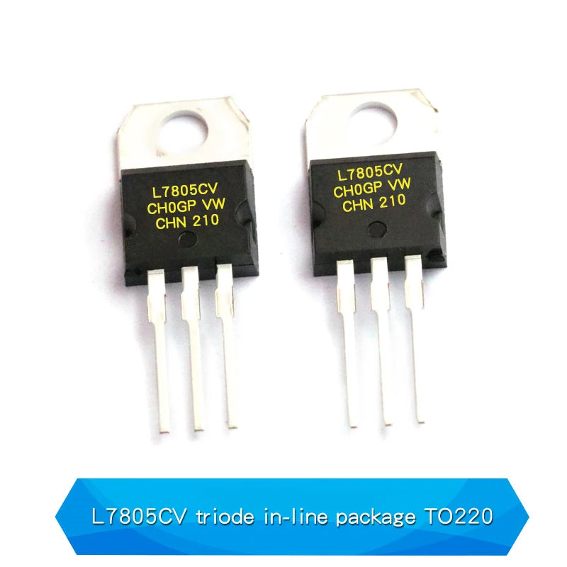 10Pcs LM7805CT CJ78M05 LM317BTG LM7905CT LM317T L7812CV LM317AT L7915CV TO220 L7805CD2T Voltage Regulator IC 5V 1.5A TO-220