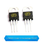 10Pcs LM7805CT CJ78M05 LM317BTG LM7905CT LM317T L7812CV LM317AT L7915CV TO220 L7805CD2T Voltage Regulator IC 5V 1.5A TO-220
