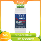 Promotion ZLAN5143D DIN Rail RS485 To Ethernet RJ45 Converter Server Device Modbus RTU TCP Gateway