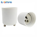 2pcs GU24 To GU10 2 Prong Pin Light Socket Adapter Lamp Holder Converter, Allow You Install Gu10 Lamp In Gu24 Socket
