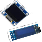0.91inch 0.96 inch oled IIC Serial White OLED Display Module 128X64 I2C SSD1306 12864 LCD Screen Board For Arduino