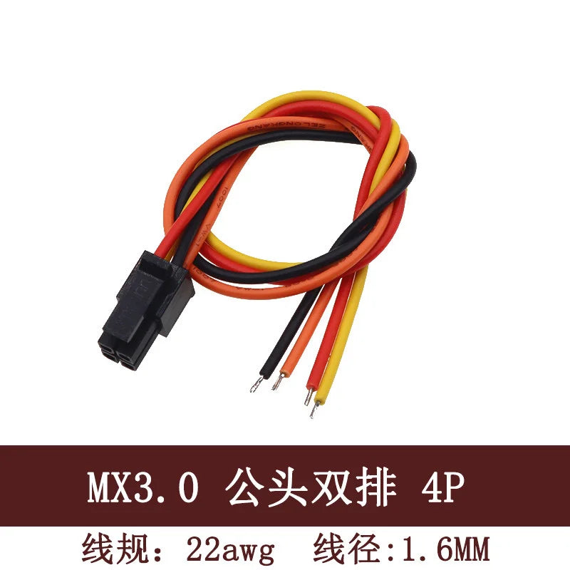5PC Micro-fit Molex MX3.0 43025 43020 22AWG Dual Row Small 5557 5559 Male Female Air Dock Electronic Terminal Wire Cable Harness