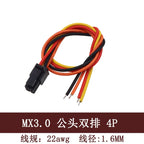 5PC Micro-fit Molex MX3.0 43025 43020 22AWG Dual Row Small 5557 5559 Male Female Air Dock Electronic Terminal Wire Cable Harness
