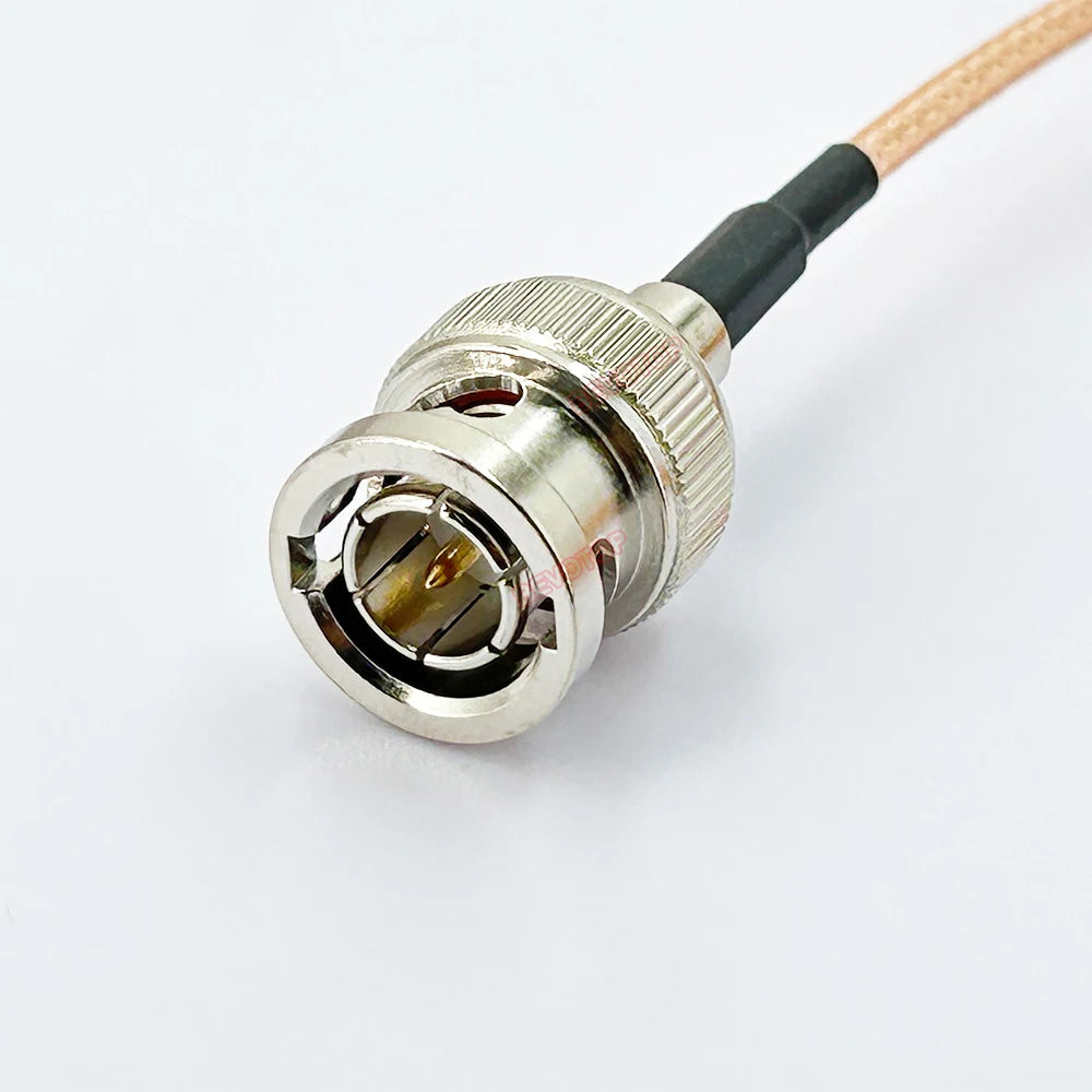 RG179 Cable 75 Ohm BNC Male Right Angle to BNC Male Plug Connector Adapter for Video Camera SDI Camcorder HD-SDI/3G-SDI/4K/8K