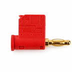 32A 4mm Solderless Stackable Banana Plug Lever Type Quick Wire Connector High Current Gold Plated Brass for Speaker Amplifier