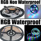 Leds Strip SMD 3528 60led 1M/2M/3M/4M/5M Tape Cabinet Closet Decoration Lamp Bedroom Kitchen Lighting Flexible RGB LED Light