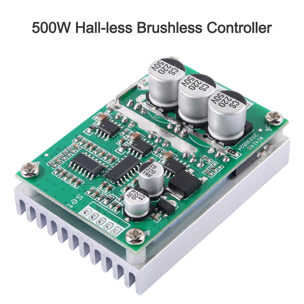 12-36V 15A 500W DC Motor Controller Module Hall Brushless BLDC Driver Board Motor Speed Regulator With Over-Current Protection