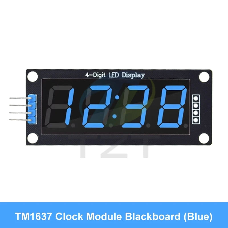 TM1637 LED Display Module for Arduino 4 Digit Tube 7 Segment 0.56 inch Time Clock Indicator Module Red Blue Green Yellow White