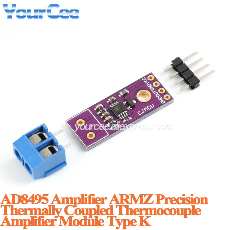 AD8495 Precision Thermal Coupling MCP9600 MAX31856 MAX31855 MAX6675 K-Type Thermocouple Amplifier Module Temperature Sensor
