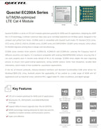 Quectel EC200A-EU LTE Cat4 Module | Original Mini PCIe Modem Compatible with EC25-E/EC21-E