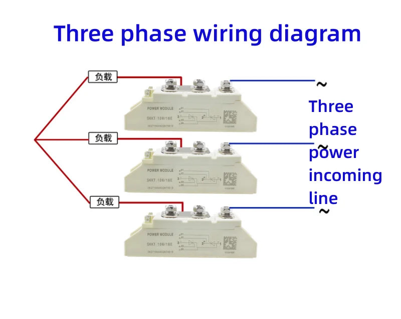 IGBT SKKT 42 57 72 92 106 122 132 162 172 215 250 330 E 16E Thyristor Diode Module For Dimming UPS power supply Motor soft start
