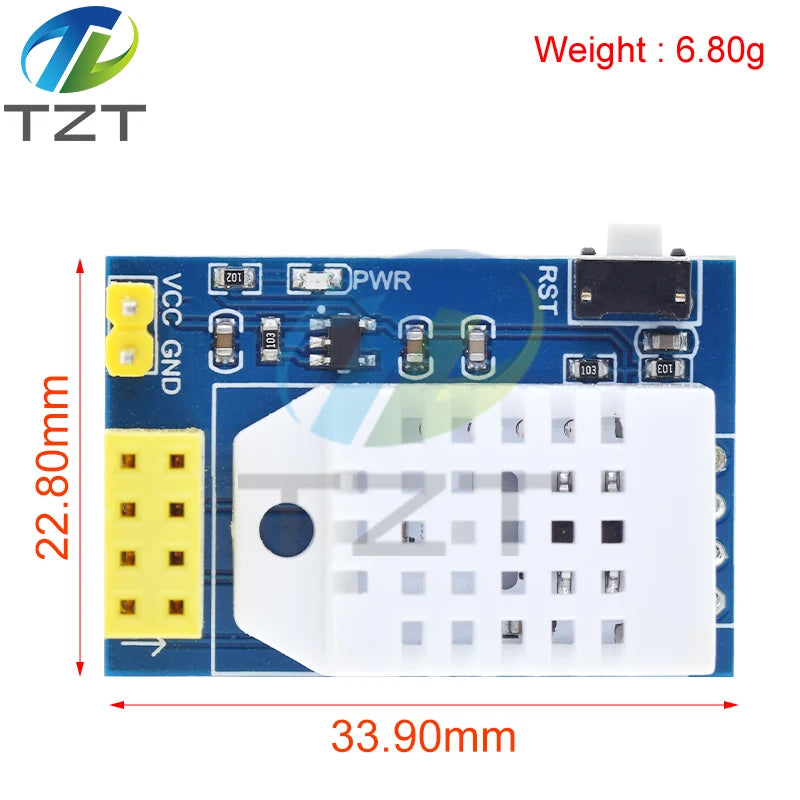 TZT DHT22 AM2302 Temperature Humidity Sensors Module ESP8266 WIFI interface Board ESP8266 ESP-01/01S Adapter Replace