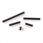 10/20PCS 1.0mm 1.27mm 2.0mm 2.54mm Pin Header Double Row Male 1/2~50P Breakaway PCB Board Connector Strip Pinheader 1*2/2P 6-50p