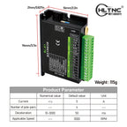 100W BLDC Motor with RS485 Driver Hall Sensor Support 3000 5000 10000 RPM Speed Adjustable DC Brushless Motor Kit DC 12-48V