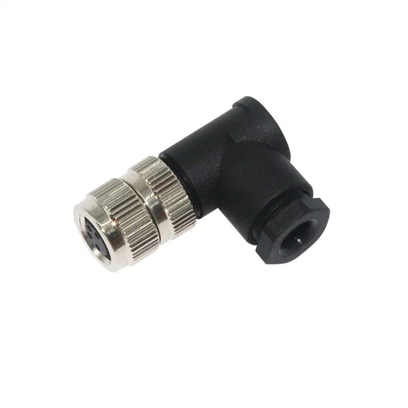 5 PCS M8 3/4/5/6/8 Pin Waterproof  ELBOW Sensor Connector Male&Female Aviation Plug&Socket D Type Screw Lock