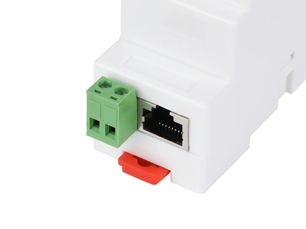 Waveshare 2pcs/lot Industrial Modbus RS485 Serial Server, RS485 to RJ45 Ethernet, TCP/IP to Serial, Rail-Mount, POE function
