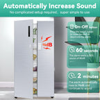 Magnetic Security Sensor Refrigerator Door Alarm Windows Open Alarms 60 Seconds Delay Loud 96 dB for Home, Store, Offic