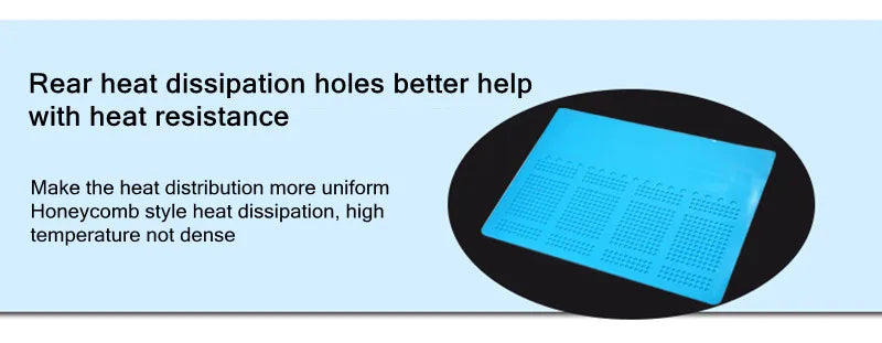 S-160 TE-509/502/508/610 LW-M3/M4 Soldering Mat ESD Antistatic 500 ° Heat Resistant Insulation Work Mat Silicone Repair Pad