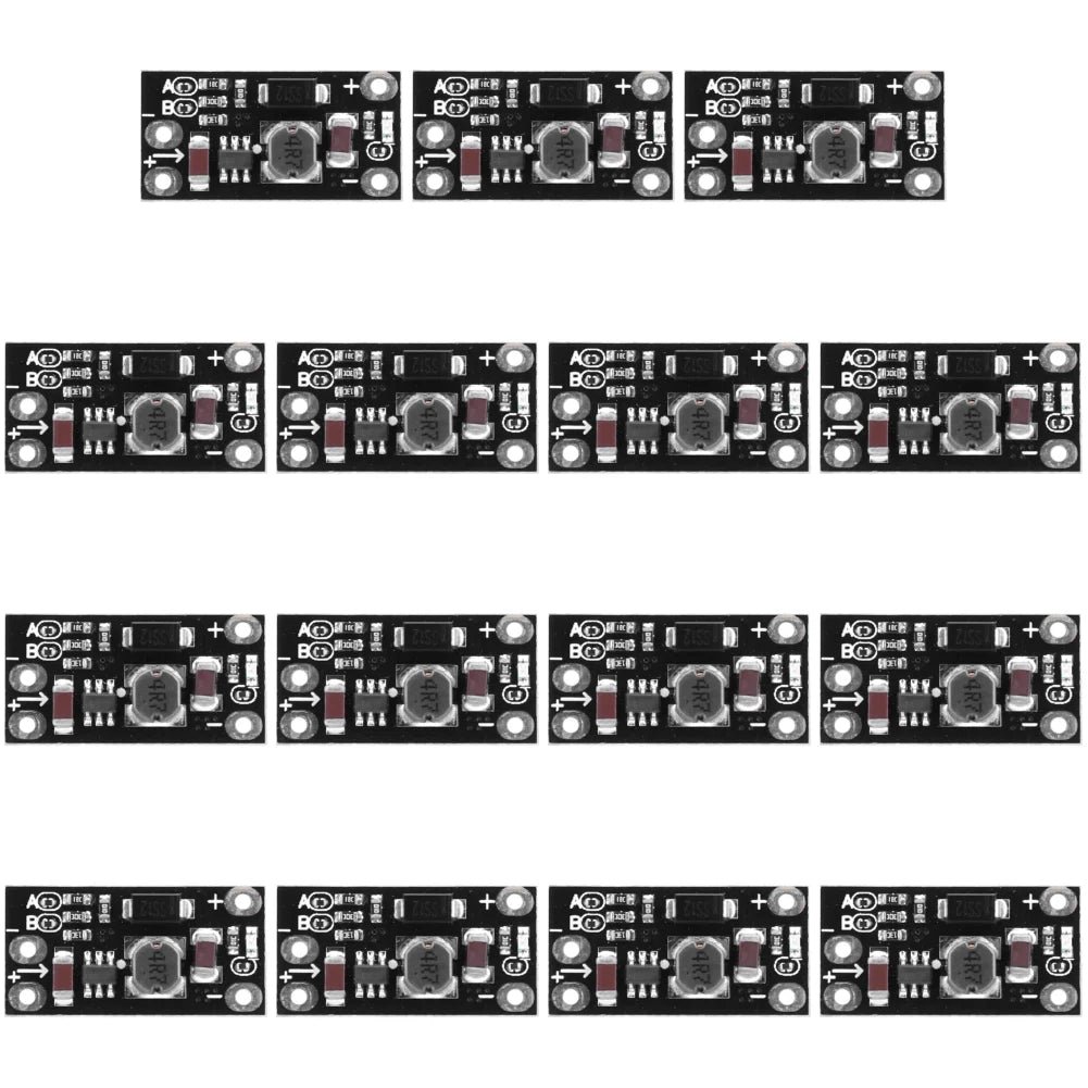 40-3PCS Mini DC-DC Boost Step Up Converter 3/3.2/3.3/3.7/5/9V to 12V Voltage Regulator PCB Board Module Lithium Battery Boost