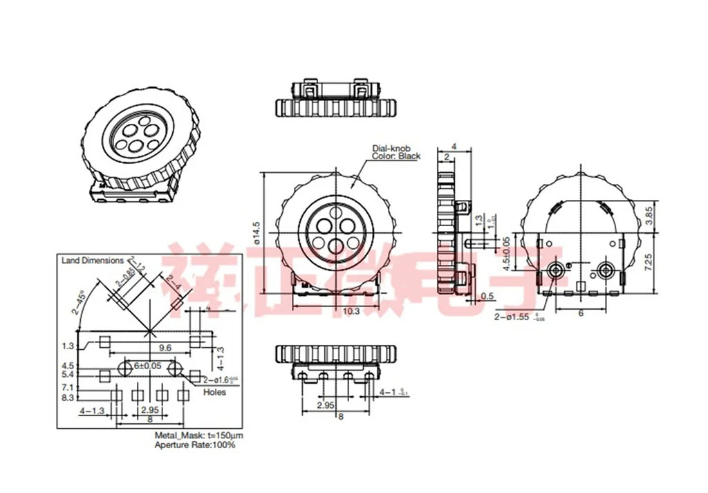 New original rotary encoder SIQ-02FVS3 with sliding vane rotary coding switch 15 positioning