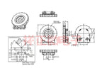New original rotary encoder SIQ-02FVS3 with sliding vane rotary coding switch 15 positioning