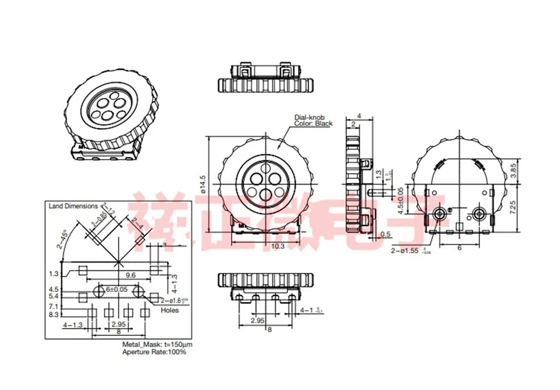 New original rotary encoder SIQ-02FVS3 with sliding vane rotary coding switch 15 positioning