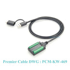 FTDI USB to RS232 RS485 RS422 TTL 3.3V 5V Serial Cable with FT232RNL Chip USB-C USB-A to COM Port Adapter Cable for Windows