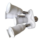 3/4/5 E26 E27 Edison Screw CFL LED Lamp Bulb Base Adapter Anti-Flame PBT Pendant Ceiling Mount Light Socket Splitter Extender