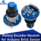 1~20PCS EGBO Rotary Encoder Module for Arduino Brick Sensor Development Round Audio Rotating Potentiometer Knob Cap EC11