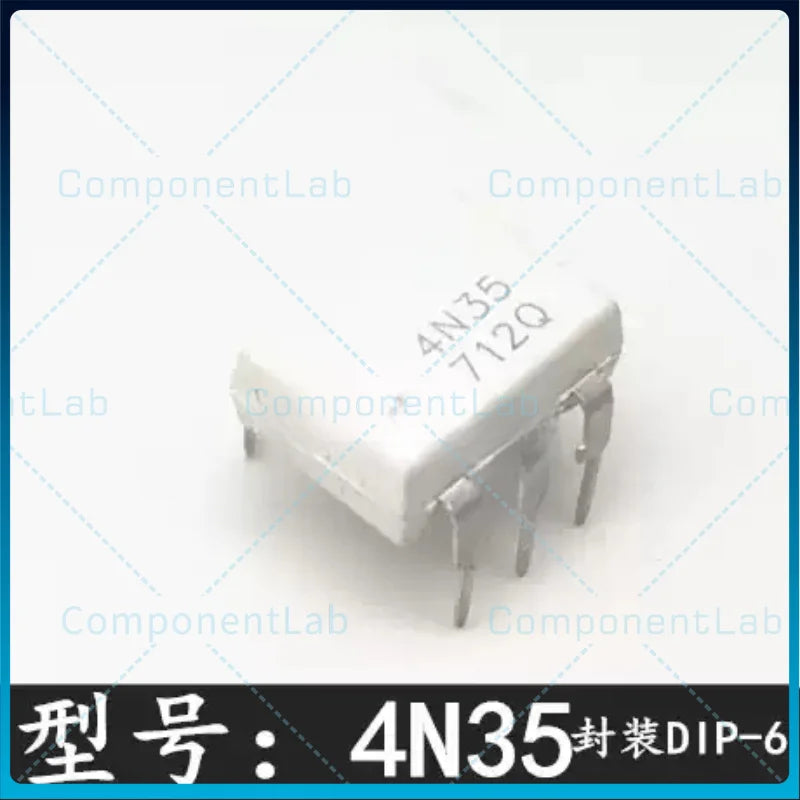 50-100pcs Original 4N35 4N35M DIP-6, 6 Pin Plug-in Optocoupler Photocoupler Isolator IC
