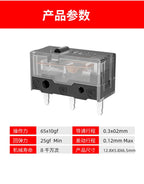 10Pcs-1Pcs New Kailh GM 8.0 micro switch Gold Contactor 80 Million Click Life Computer mouse left right Micro Swicth button