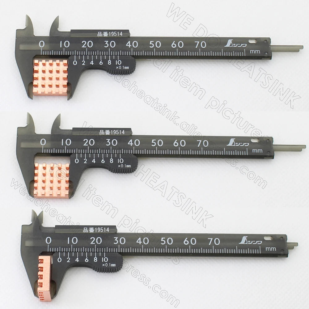 WE DO HEATSINK 10x10xmm 15x15x5mm 15x15x7mm Without or With Thermal Pad Square Pure Copper Heat Sink