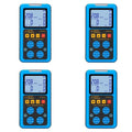 4X Smart Sensor Gas Detector Oxygen O2 Hydrogen Sulfide H2S Carbon Monoxide CO Combustible Gas LEL Gas Meter