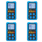 4X Smart Sensor Gas Detector Oxygen O2 Hydrogen Sulfide H2S Carbon Monoxide CO Combustible Gas LEL Gas Meter