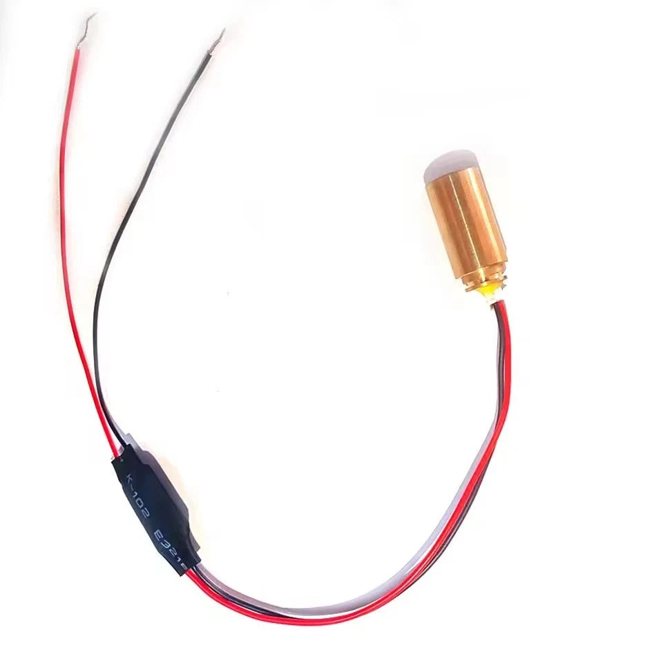 with Driver 571nm 30mW 50mW Yellow Dot Laser Module DPSS DIY Stage lighting Woodwork Positioning