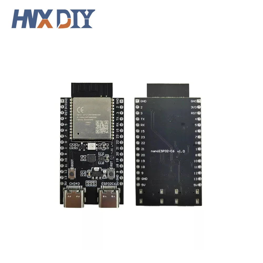 1-10pcs 32-C6 WiFi+Bluetooth Internet Of Things Dual Type-C Development Board 32 Core Board 32-C6-DevKit C For Arduino