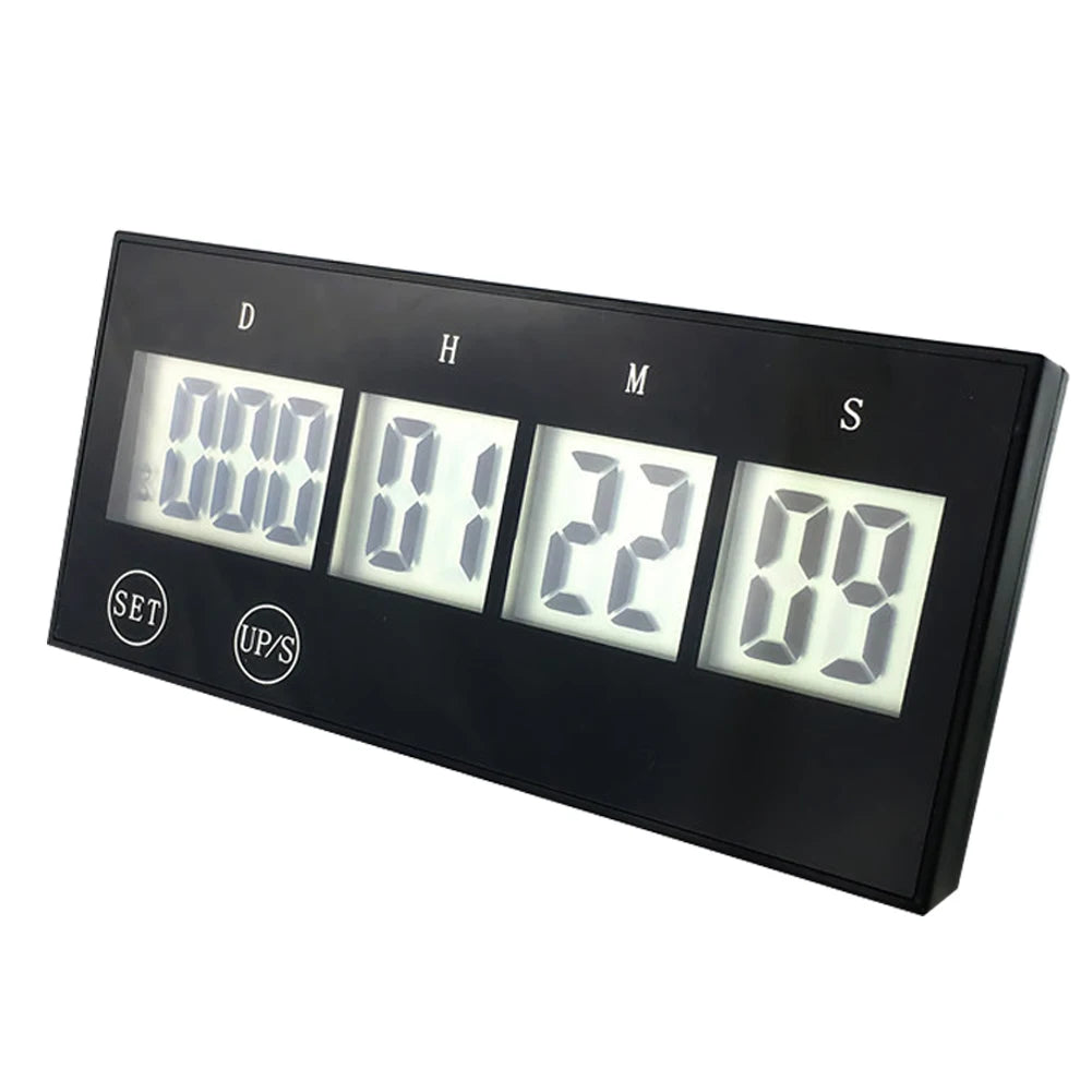 999 Days Digital Countdown Touch Screen Keys Electronic Count Down Timer Multifunctional Durable Reusable for Wedding Retirement