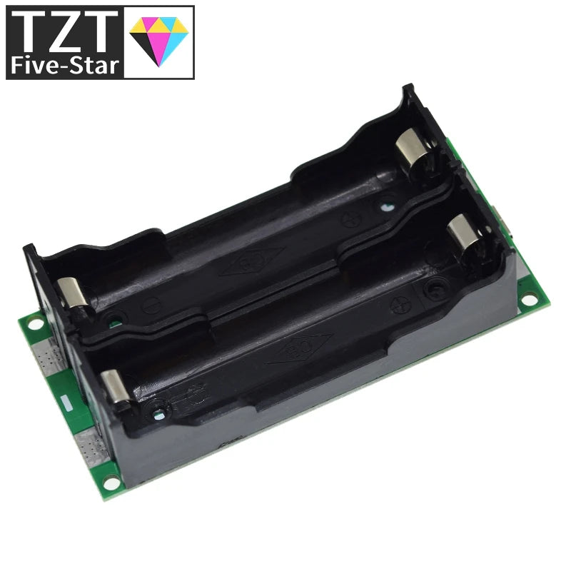 TZT Type-C 15W 3A Fast Charge UPS Power Supply / 18650 Lithium Battery Charger Module DC-DC Step Up Booster Converter 5V 9V 12V
