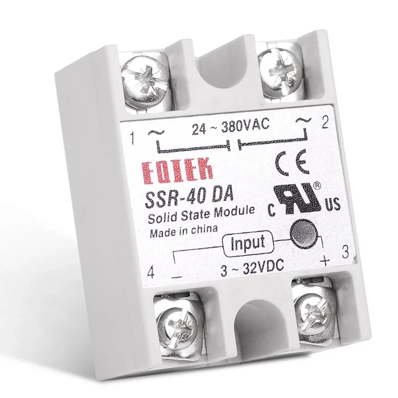 Solid State Relay 10A 25A 40A single phase Module 3-32V Input DC 24-380V AC Output High Quality SSR-10DA SSR-25DA SSR-40DA