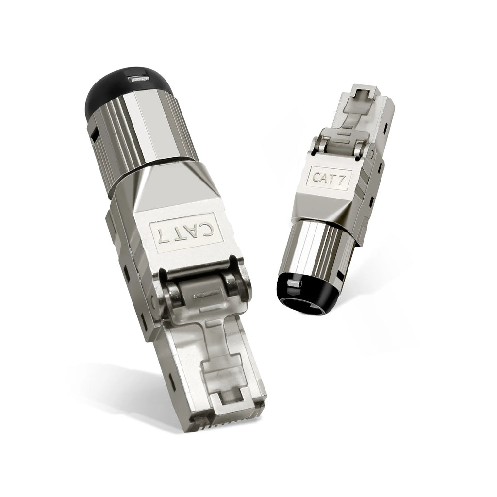 ZOERAX 1PCS RJ45 Cat8 Cat7 Cat6A Connector RJ45 Shielded Toolless Modular Termination Plug 2000MHz 40G LAN Cable for 22AWG-24AWG